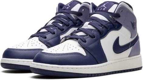 Jordan Kids "Air Jordan 1 Mid Blueberry sneakers" Paars