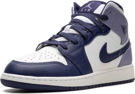 Jordan Kids "Air Jordan 1 Mid Blueberry sneakers" Paars