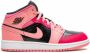 Jordan Kids "Air Jordan 1 Mid Coral Chalk sneakers" Rood - Thumbnail 2