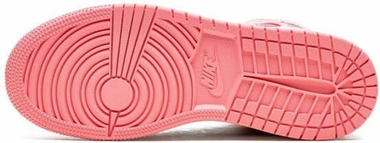 Jordan Kids "Air Jordan 1 Mid Coral Chalk sneakers" Rood