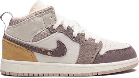 Jordan Kids Air Jordan 1 Mid Craft SE sneakers Wit