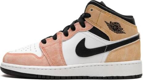 Jordan Kids "Air Jordan 1 Mid GS Flight Club sneakers" Oranje