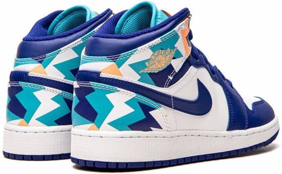 Jordan Kids Air Jordan 1 Mid GS sneakers Wit