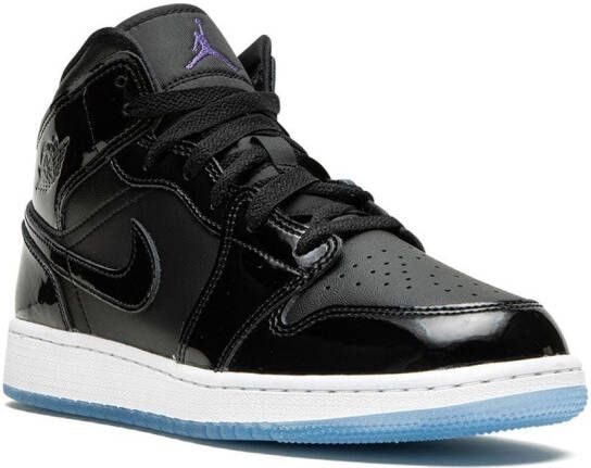 Jordan Kids Air Jordan 1 GS sneakers Zwart