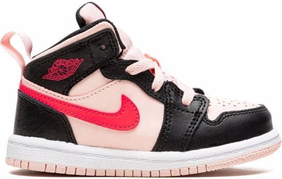 Jordan Kids Air Jordan 1 Mid high-top sneakers Zwart