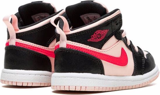 Jordan Kids Air Jordan 1 Mid high-top sneakers Zwart