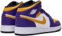 Jordan Kids "Air Jordan 1 Mid Lakers sneakers" Paars - Thumbnail 3