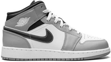 Jordan Kids "Air Jordan 1 Light Smoke Grey sneakers" Wit