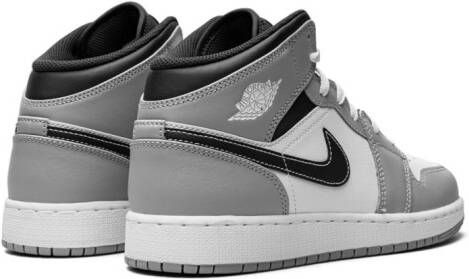 Jordan Kids "Air Jordan 1 Light Smoke Grey sneakers" Wit