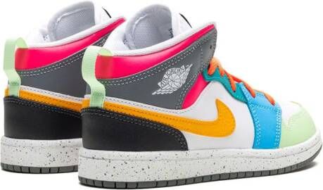 Jordan Kids Air Jordan 1 Mid "Multi Color" sneakers Wit