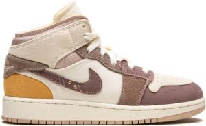 Jordan Kids Air Jordan 1 Mid SE Craft "Inside Out Taupe Haze" sneakers Beige