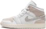 Jordan Kids "Air Jordan 1 Mid SE Craft Inside Out White Sail sneakers" Wit - Thumbnail 5