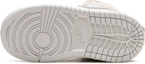 Jordan Kids "Air Jordan 1 Mid SE Craft White Grey sneakers" Beige