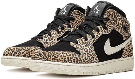 Jordan Kids Air Jordan 1 Mid SE high-top sneakers Zwart