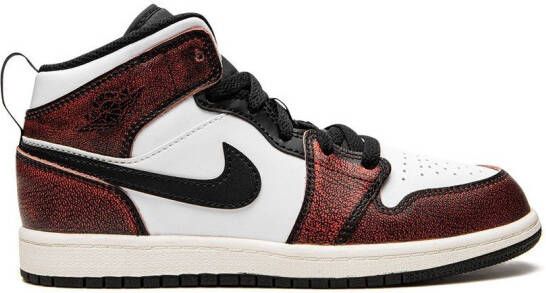 Jordan Kids Air Jordan 1 Mid SE high-top sneakers Zwart