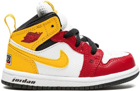 Jordan Kids "Air Jordan 1 MID SE Motorsport sneakers" Wit