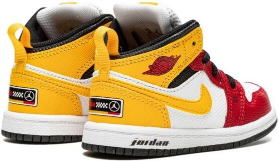 Jordan Kids "Air Jordan 1 MID SE Motorsport sneakers" Wit