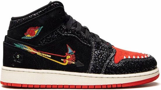 Jordan Kids "Air Jordan 1 Mid SE SIEMPRE Familia sneakers" Zwart