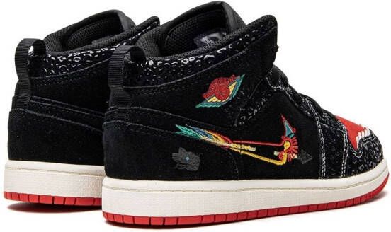 Jordan Kids "Air Jordan 1 Mid SE SIEMPRE Familia sneakers" Zwart