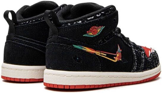 Jordan Kids "Air Jordan 1 Mid SE SIEMPRE Familia sneakers" Zwart