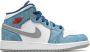 Jordan Kids Air Jordan 1 Mid SE sneakers Blauw - Thumbnail 2