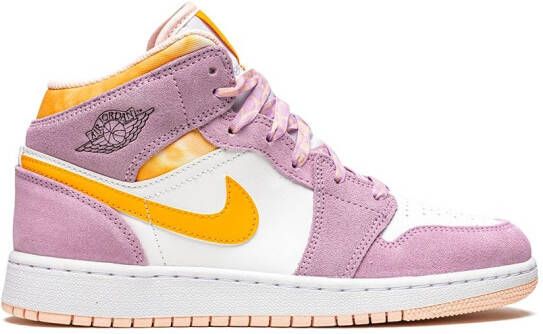 Jordan Kids Air Jordan 1 Mid SE sneakers Roze