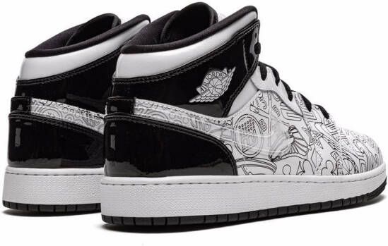 Jordan Kids Air Jordan 1 Mid SE sneakers Wit