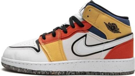 Jordan Kids Air Jordan 1 Mid SE sneakers Wit