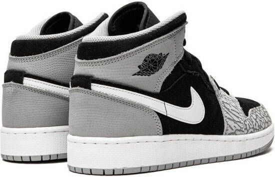 Jordan Kids Air Jordan 1 Mid SE sneakers Zwart