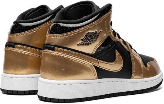 Jordan Kids Air Jordan 1 Mid SE sneakers Zwart