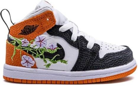 Jordan Kids Air Jordan 1 Mid SE sneakers Zwart