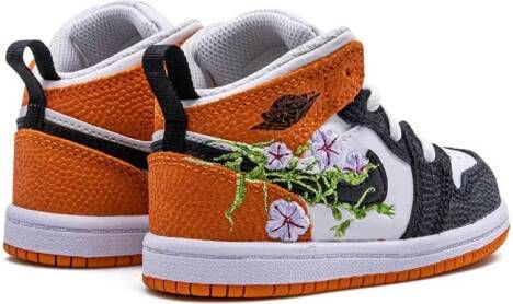 Jordan Kids Air Jordan 1 Mid SE sneakers Zwart