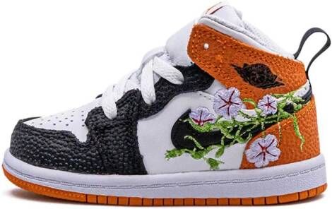 Jordan Kids Air Jordan 1 Mid SE sneakers Zwart