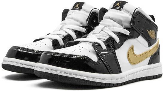 Jordan Kids Air Jordan 1 Mid SE (TD) sneakers Zwart