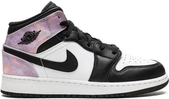 Jordan Kids "Air Jordan 1 Mid SE Tie Dye sneakers " Wit