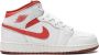 Jordan Kids Air Jordan 1 Mid SE "White Dune Red" sneakers Wit - Thumbnail 2