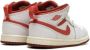 Jordan Kids Air Jordan 1 Mid SE "White Dune Red" sneakers Wit - Thumbnail 3