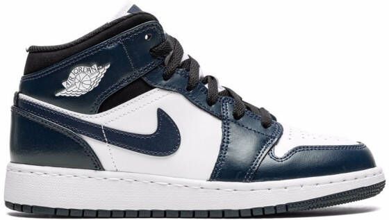 Jordan Kids Air Jordan 1 Mid "Armory Navy" sneakers Blauw