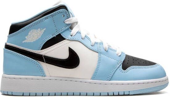 Jordan Kids Air Jordan 1 Mid "Ice Blue" sneakers Blauw