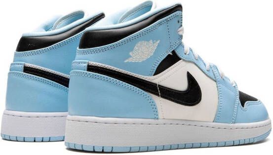 Jordan Kids Air Jordan 1 Mid "Ice Blue" sneakers Blauw