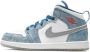 Jordan Kids Air Jordan 1 Mid sneakers Blauw - Thumbnail 5