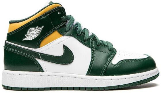 Jordan Kids Air Jordan 1 Mid sneakers Groen