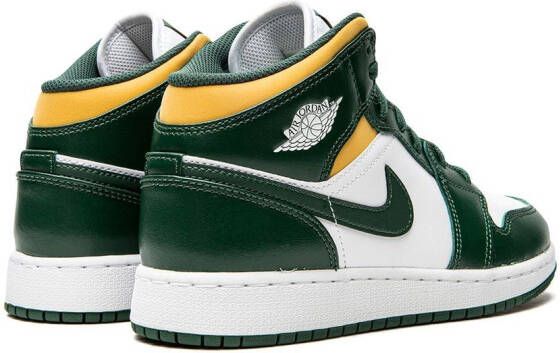 Jordan Kids Air Jordan 1 Mid sneakers Groen