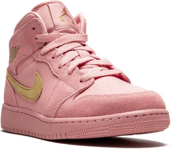 Jordan Kids Air Jordan 1 Mid sneakers Roze