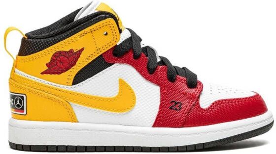 Jordan Kids Air Jordan 1 Mid sneakers Wit