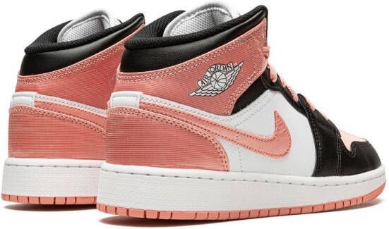 Jordan Kids Jordan 1 Mid "Light Madder Root" sneakers Wit