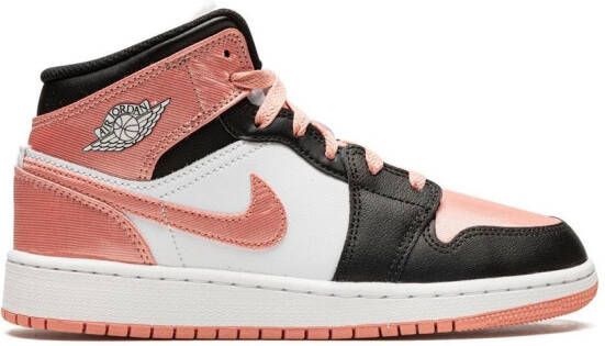 Jordan Kids Jordan 1 Mid "Light Madder Root" sneakers Wit