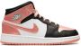 Jordan Kids Jordan 1 Mid "Light Madder Root" sneakers Wit - Thumbnail 4