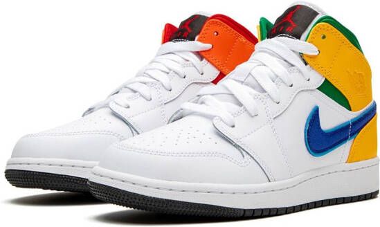 Jordan Kids Air Jordan 1 MID sneakers Wit