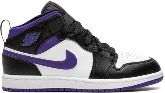 Jordan Kids Air Jordan 1 Mid sneakers Zwart